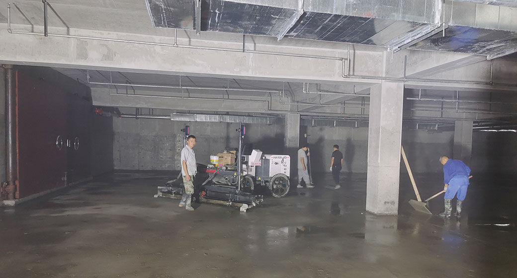 十堰混凝土激光整平地下車庫(kù)地坪